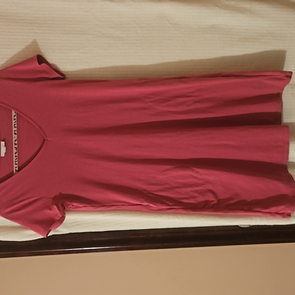 Pink J. Jill Casual T-shirt dress